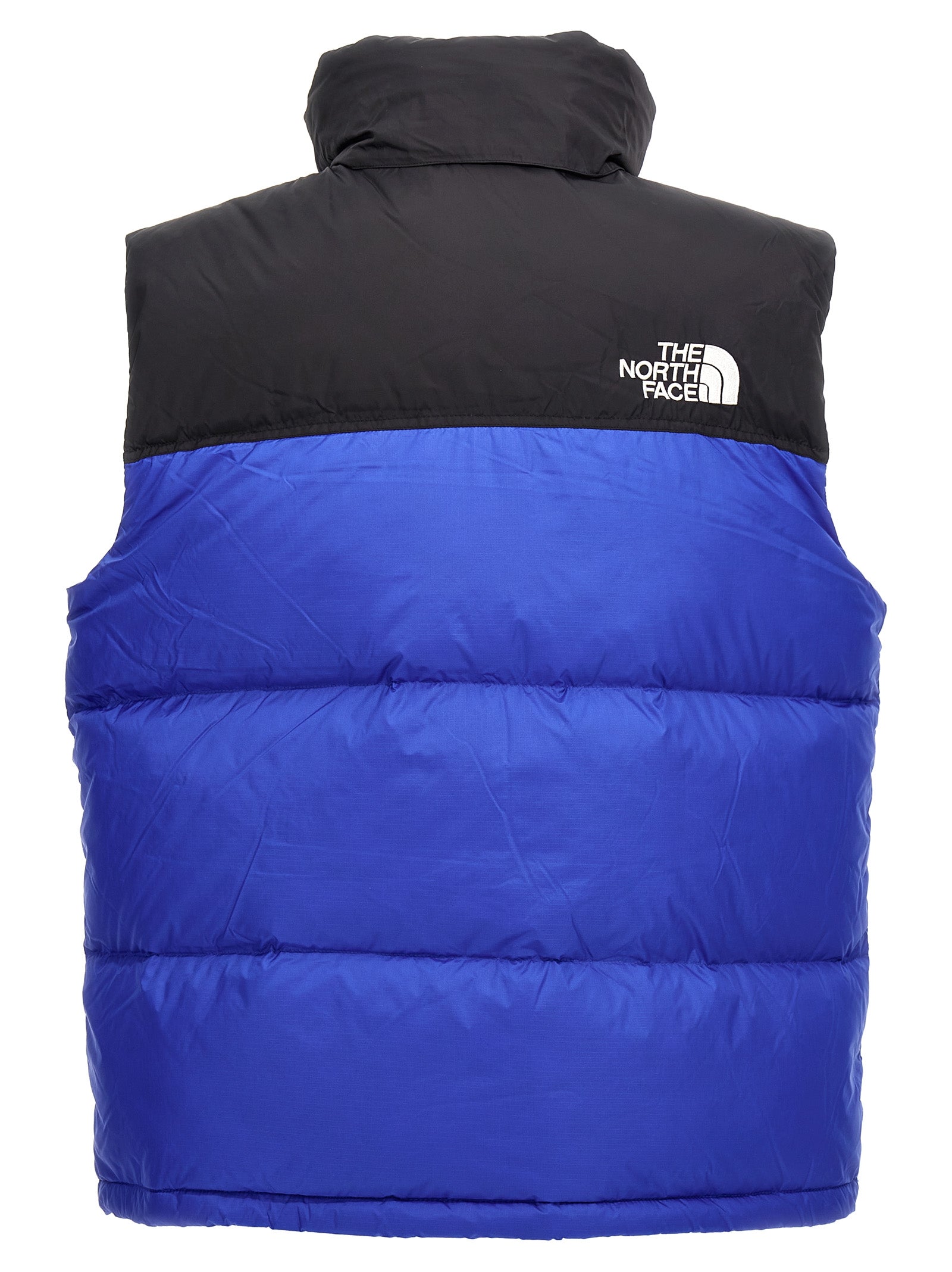 The North Face Blue Nylon Sleeveless Jacket
