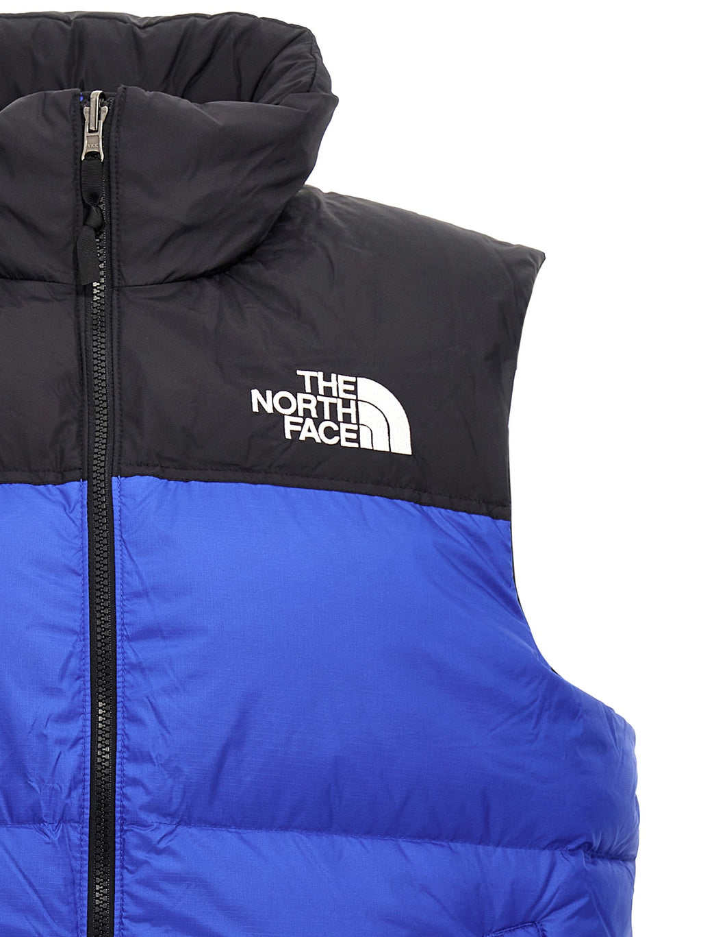 The North Face Blue Nylon Sleeveless Jacket