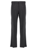 Fendi Gray Cashmere Casual Pants
