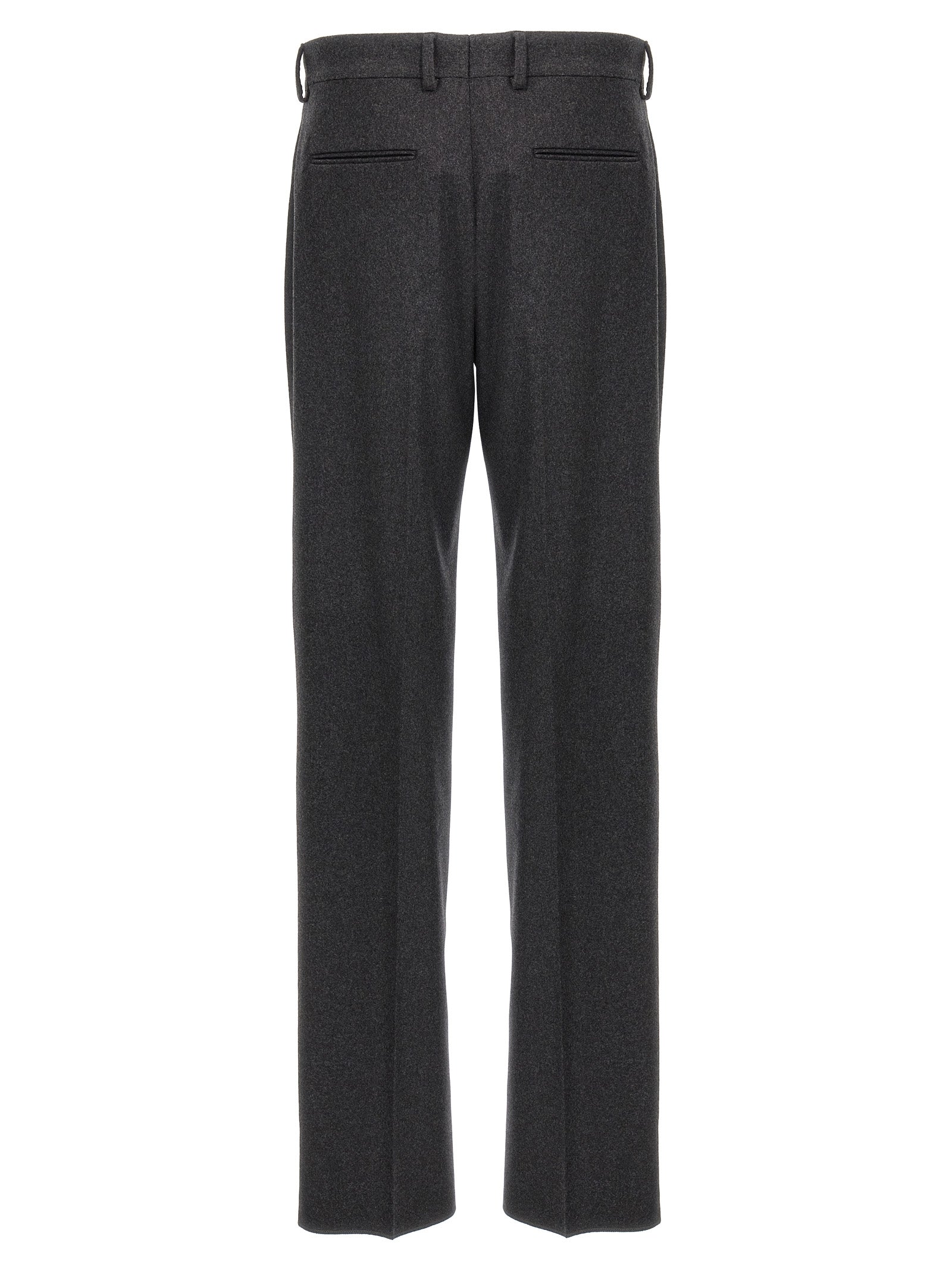Fendi Gray Cashmere Casual Pants