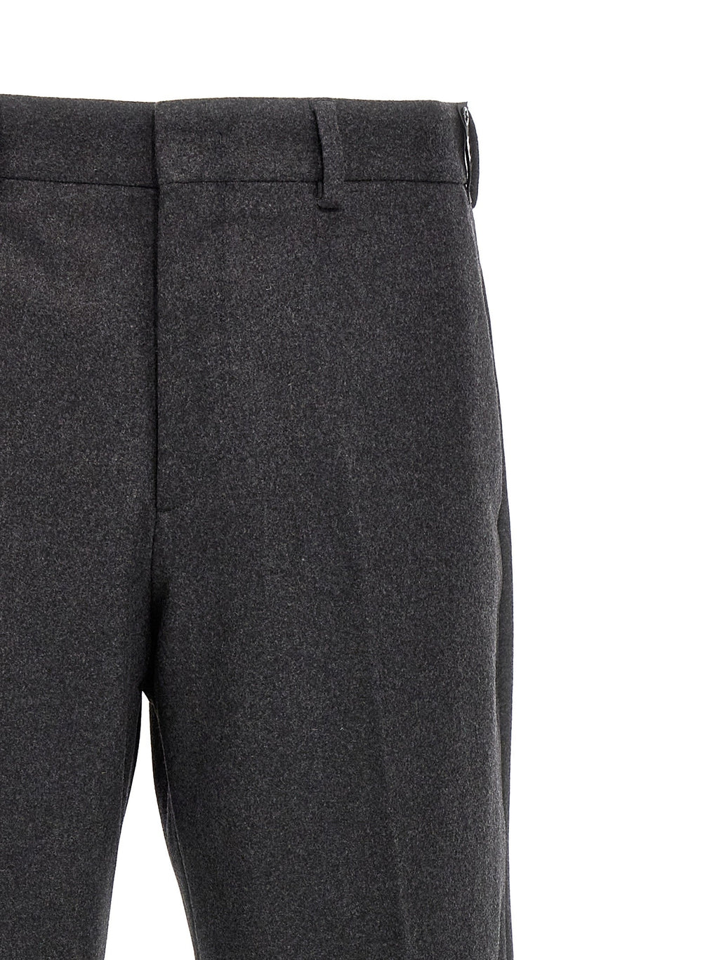 Fendi Gray Cashmere Casual Pants