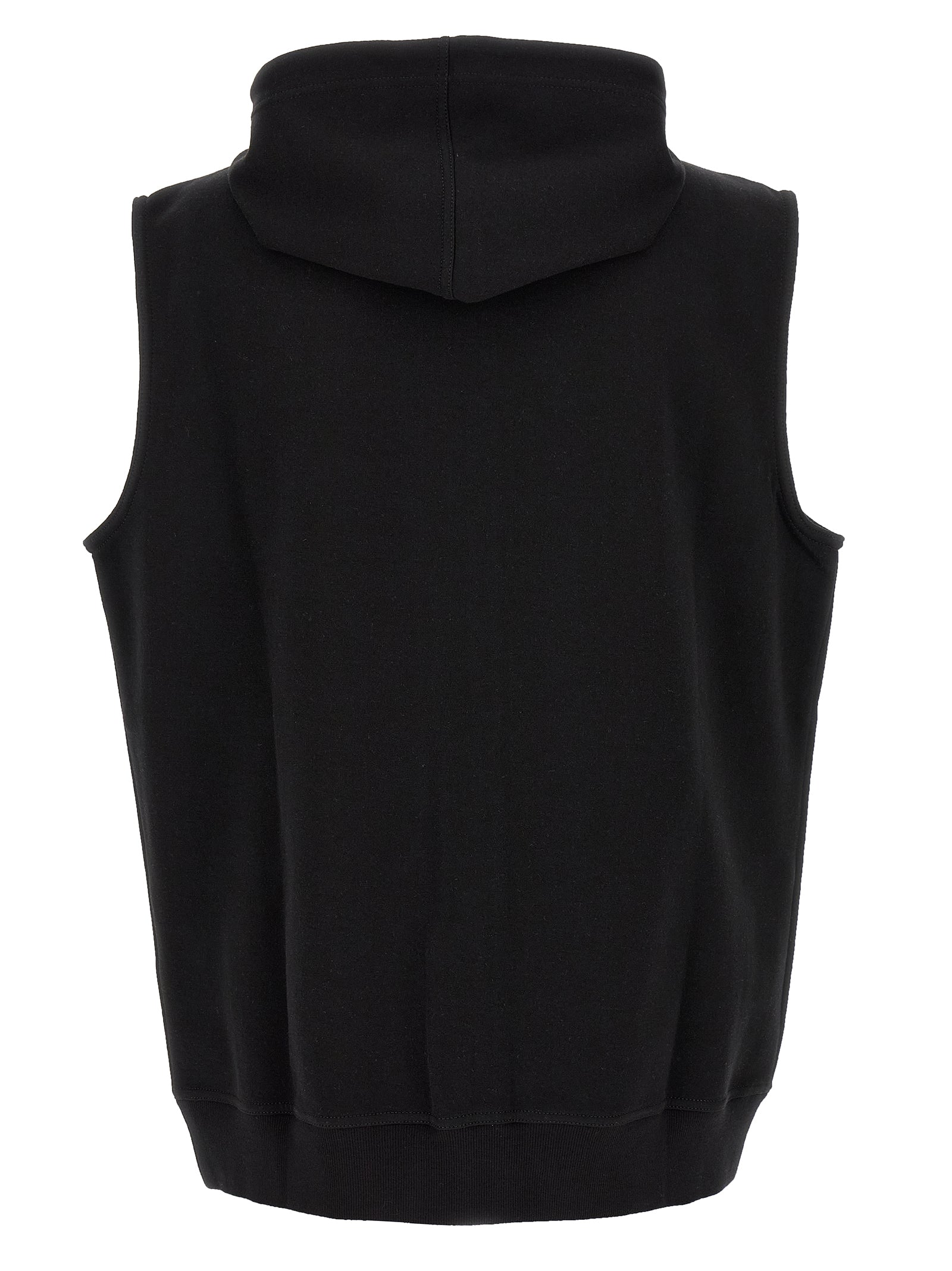 Brunello Cucinelli Black Cotton Sleeveless Jacket