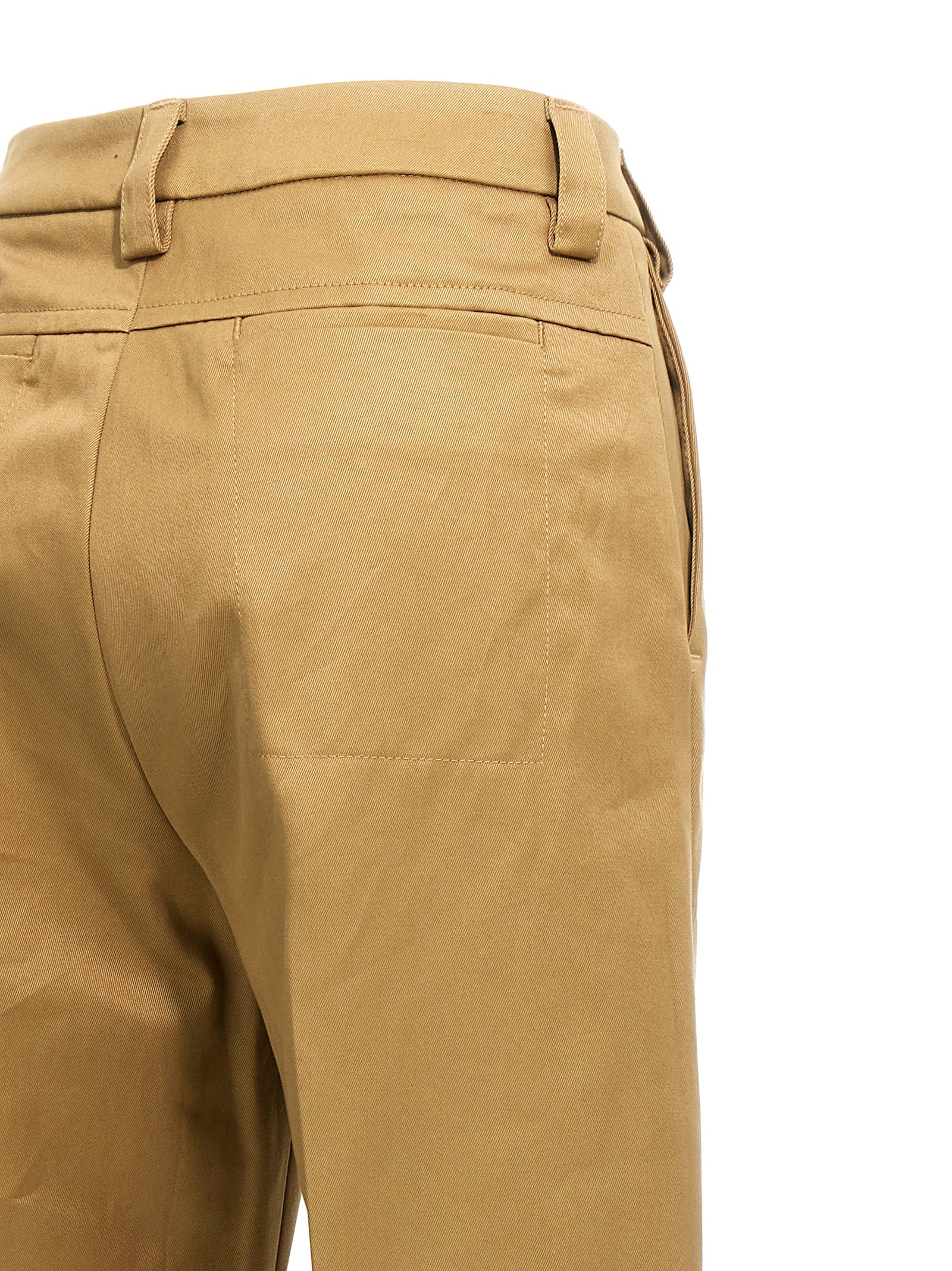 THELATEST Beige Cotton Casual Pants