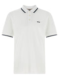 Hugo Boss White Cotton Polo Shirt