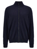 Hugo Boss Blue Wool Cardigan