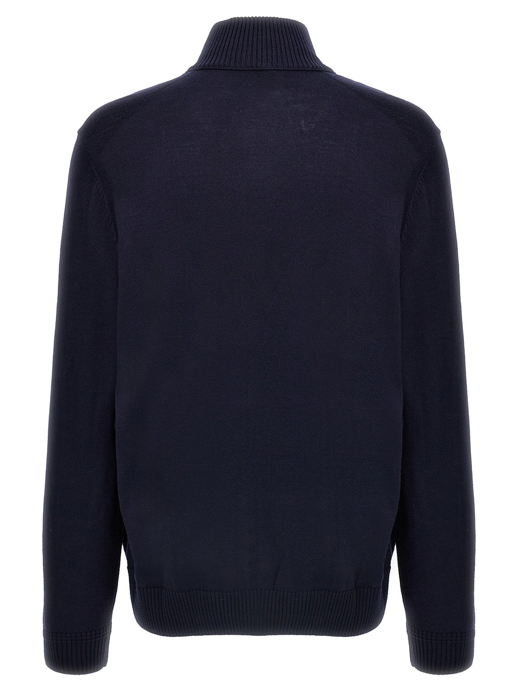 Hugo Boss Blue Wool Cardigan
