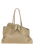 The Attico Beige Calfskin Shoulder Bag