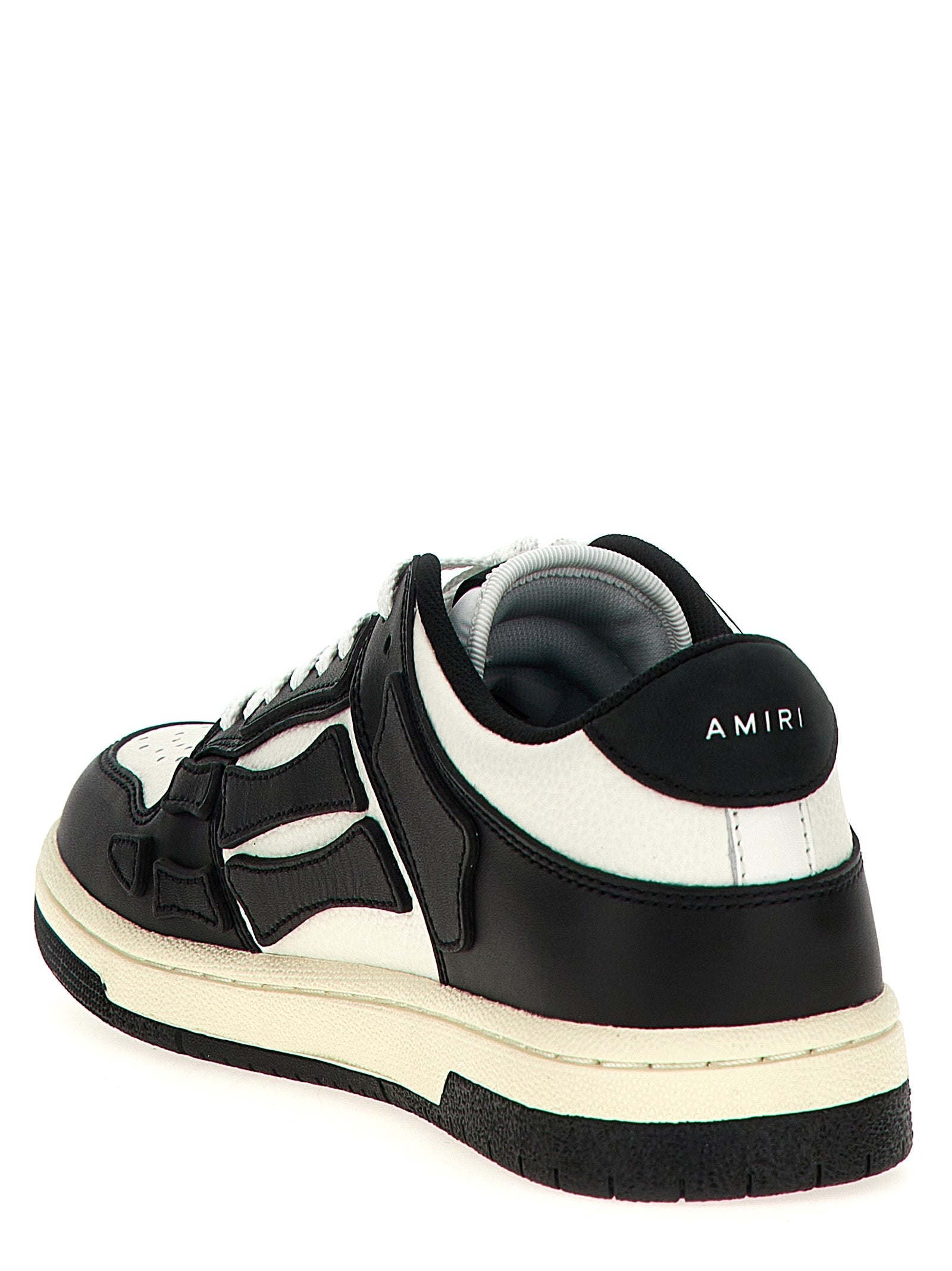 Amiri Bicolor Cowhide Low Top Sneakers