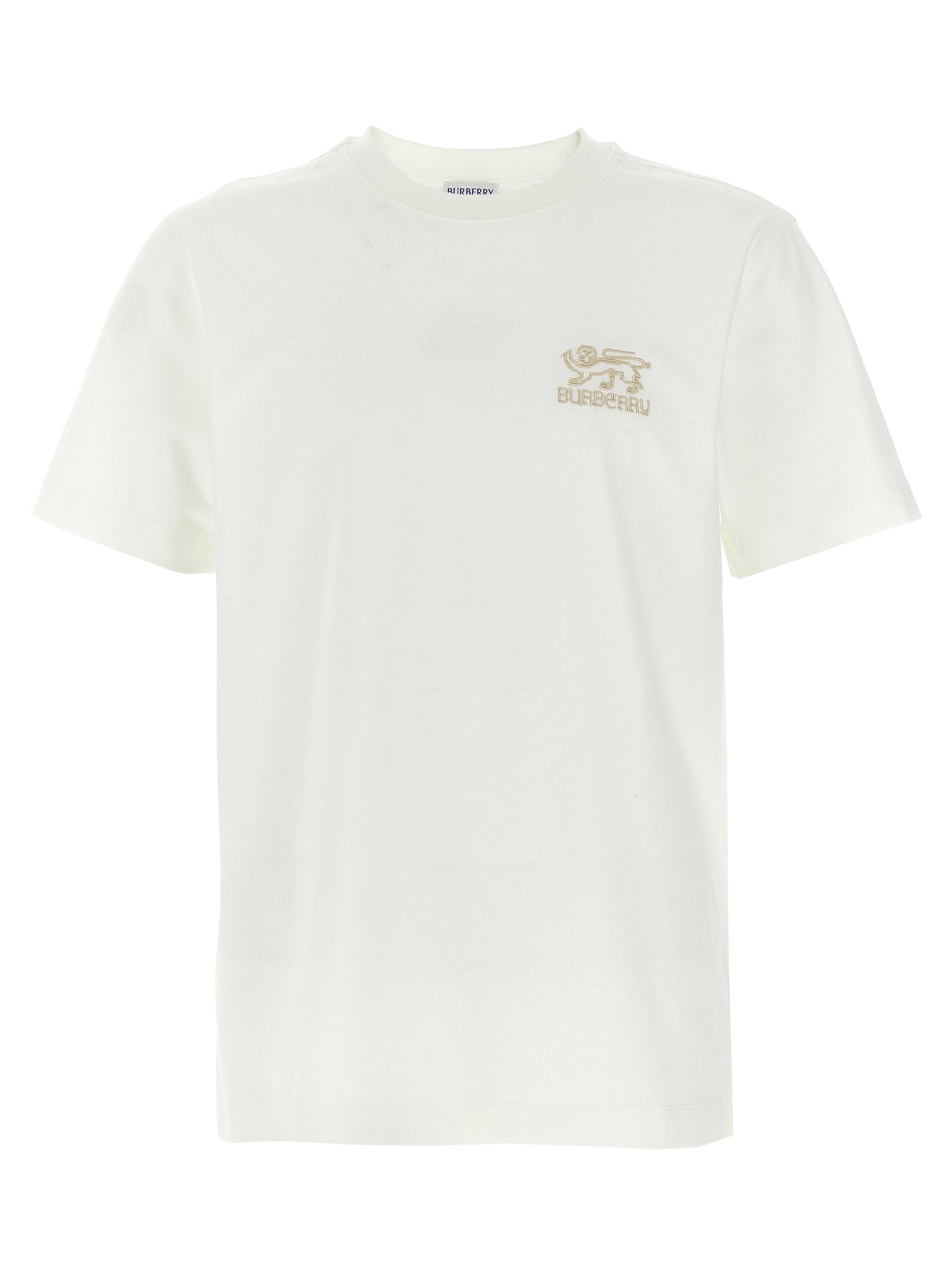 Burberry White Cotton T-Shirt