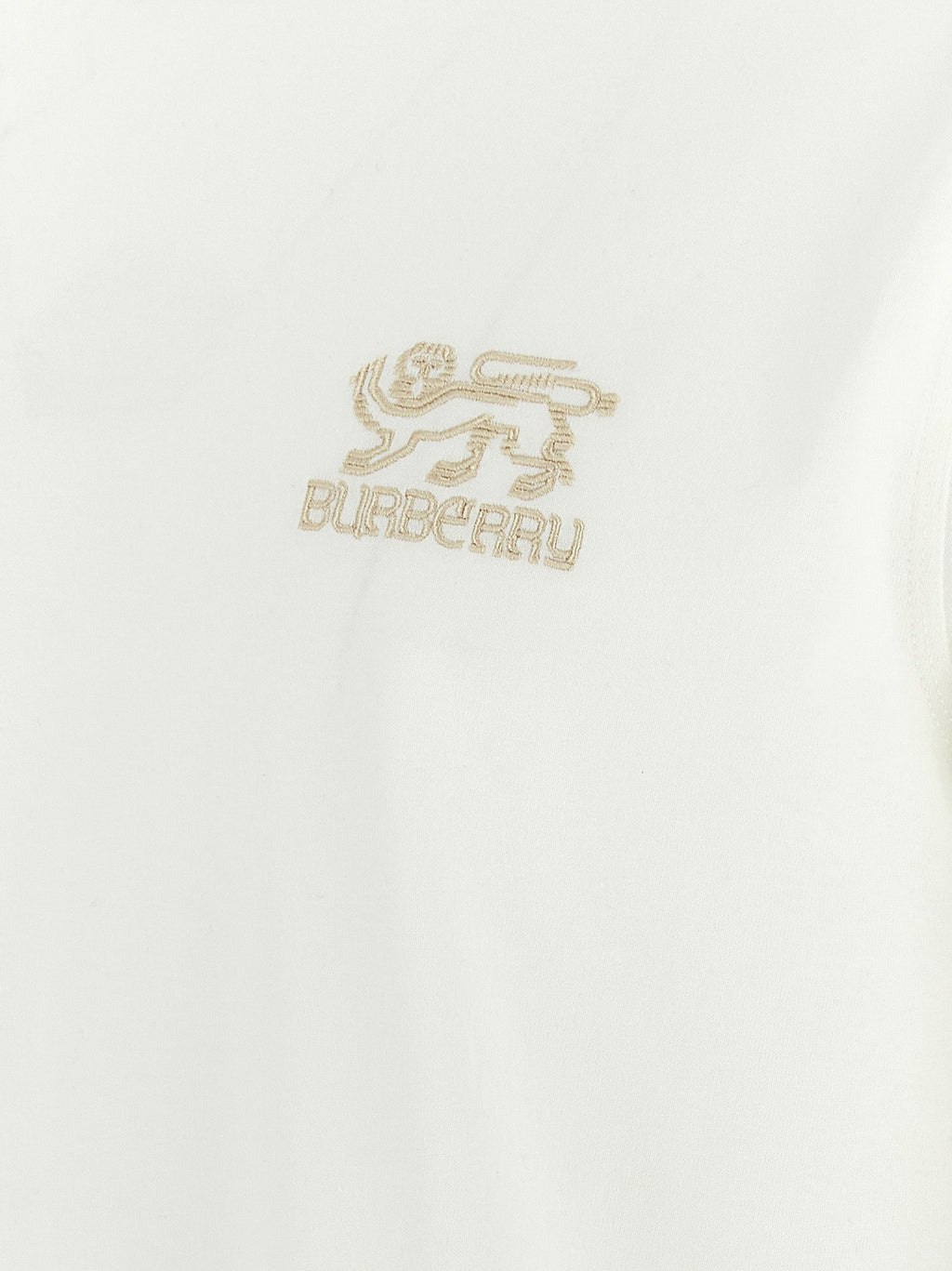Burberry White Cotton T-Shirt