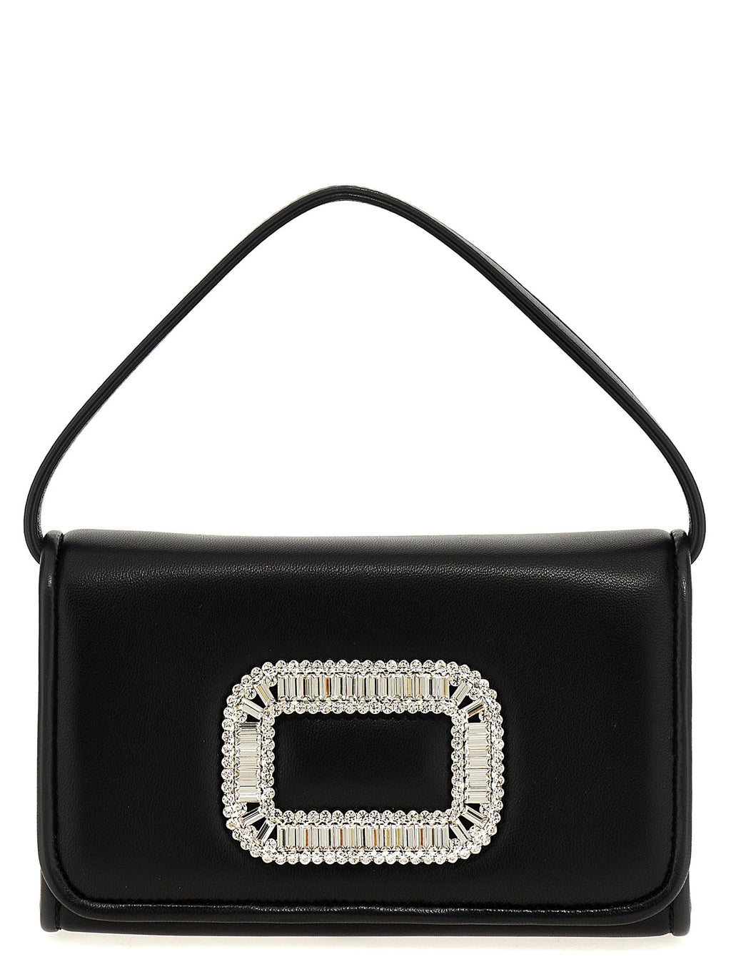 Roger Vivier Black Lamb Leather Handbag