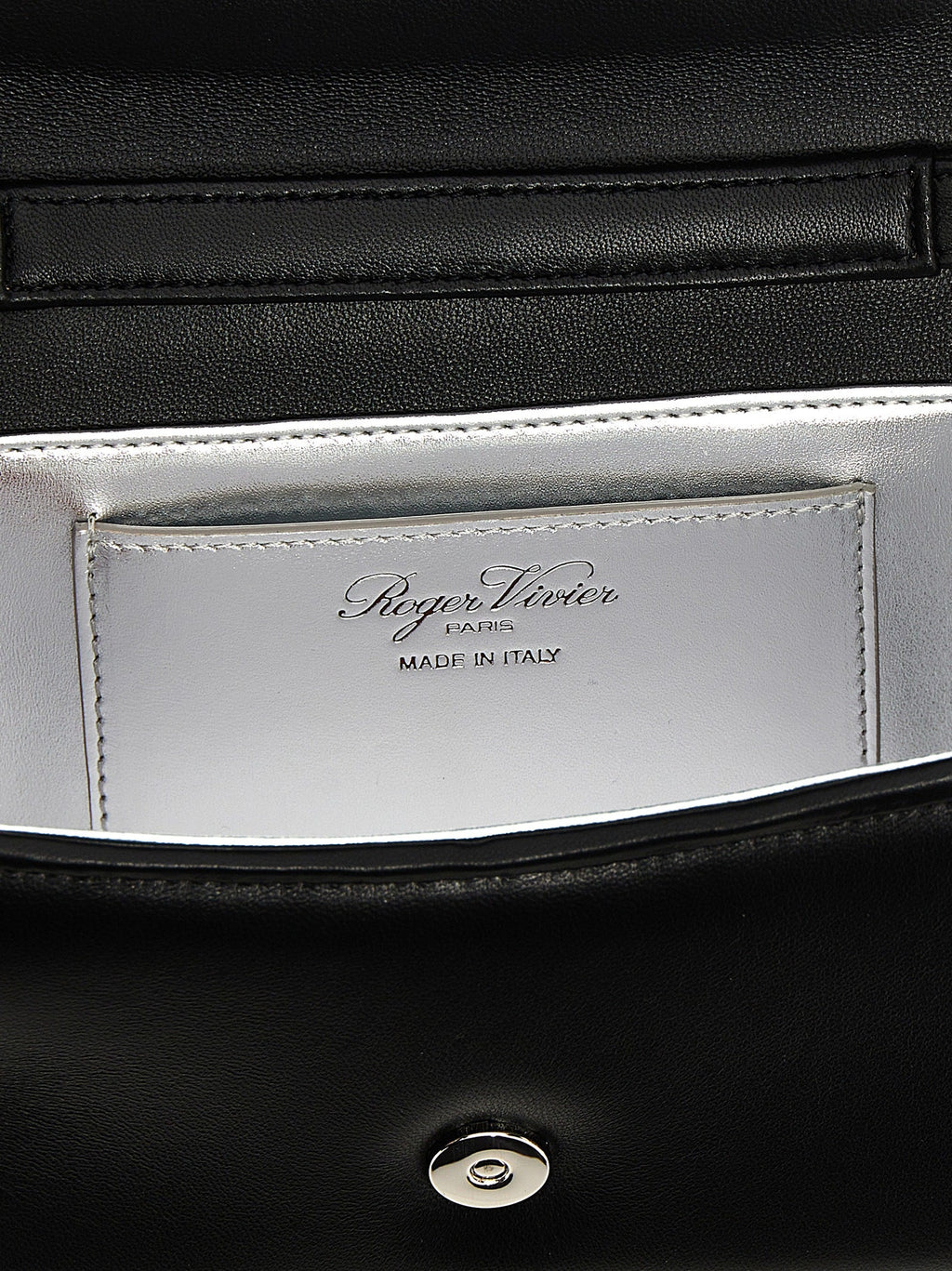 Roger Vivier Black Lamb Leather Handbag