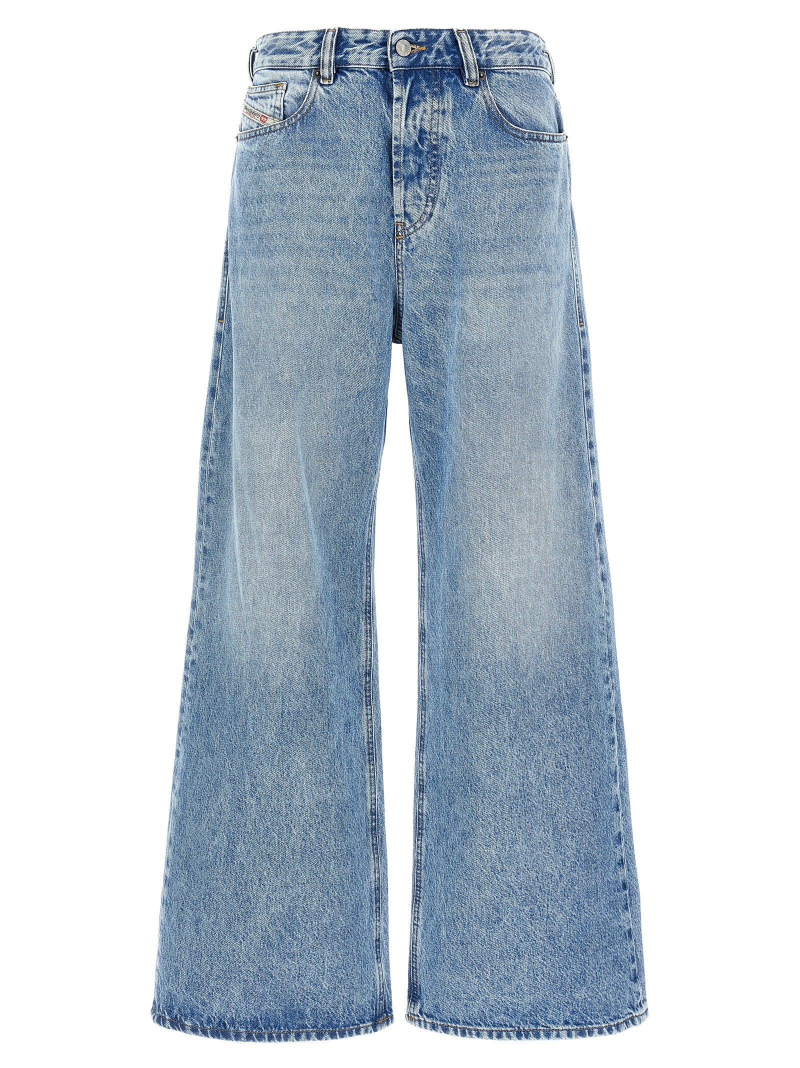 Diesel Blue Cotton Jeans Denim