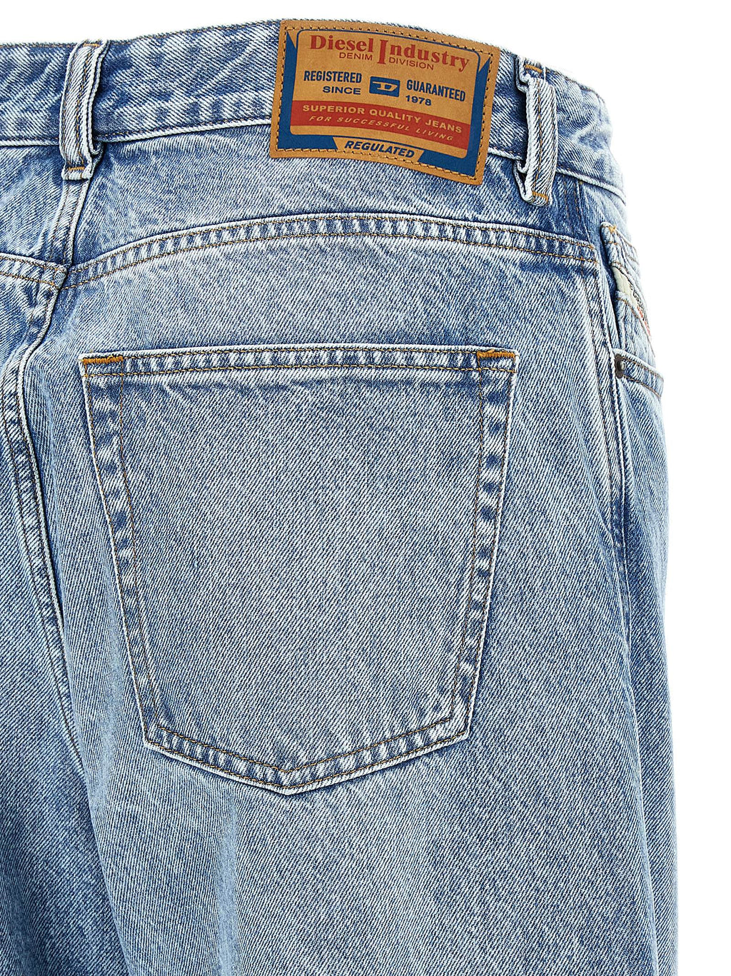 Diesel Blue Cotton Jeans Denim