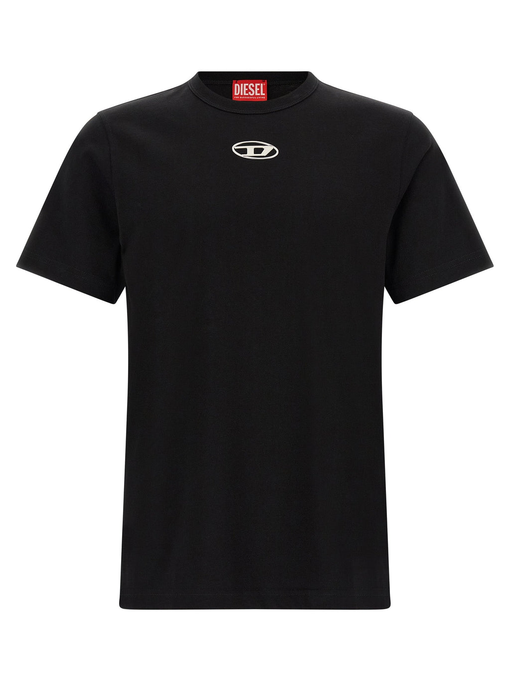 Diesel Black Cotton T-Shirt Diesel