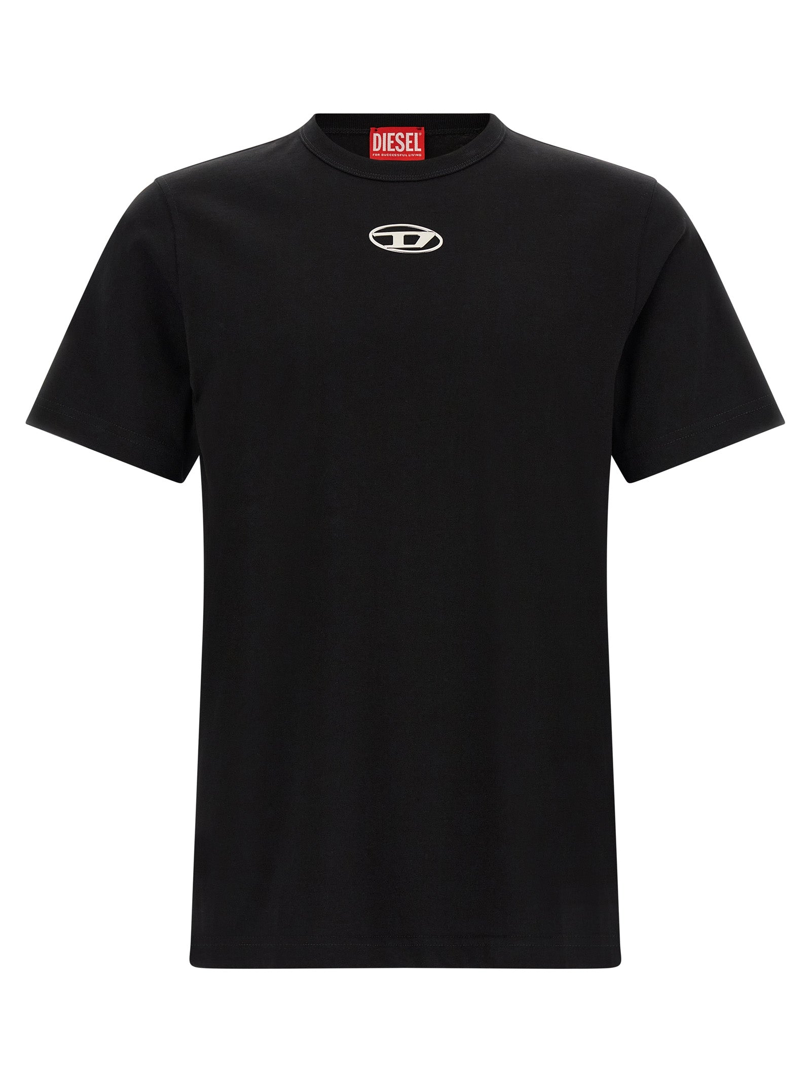 Diesel Black Cotton T-Shirt Diesel