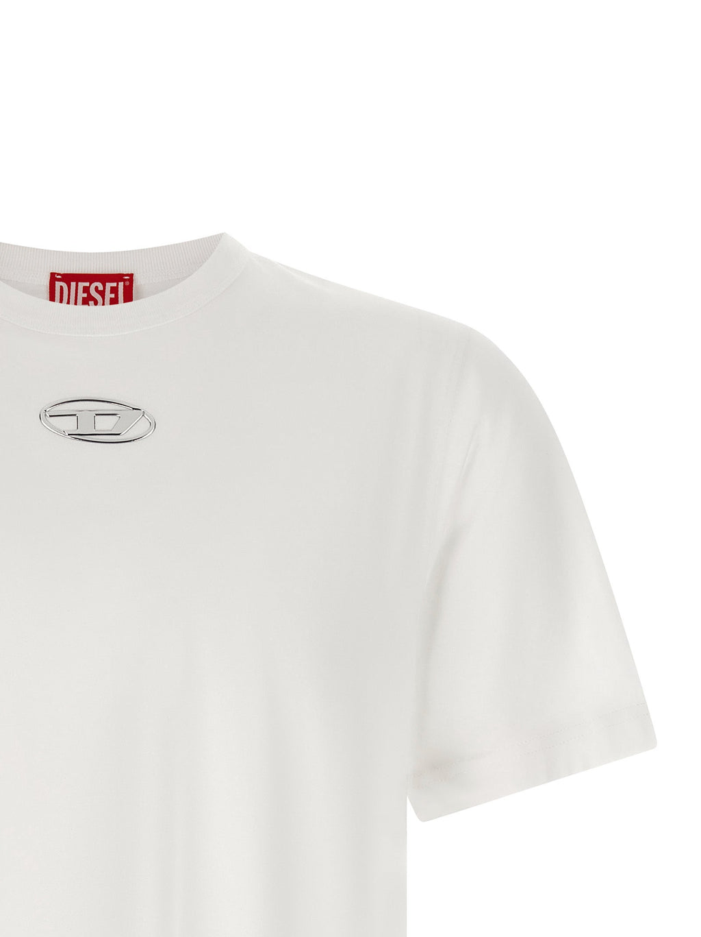 Diesel White Cotton T-Shirt