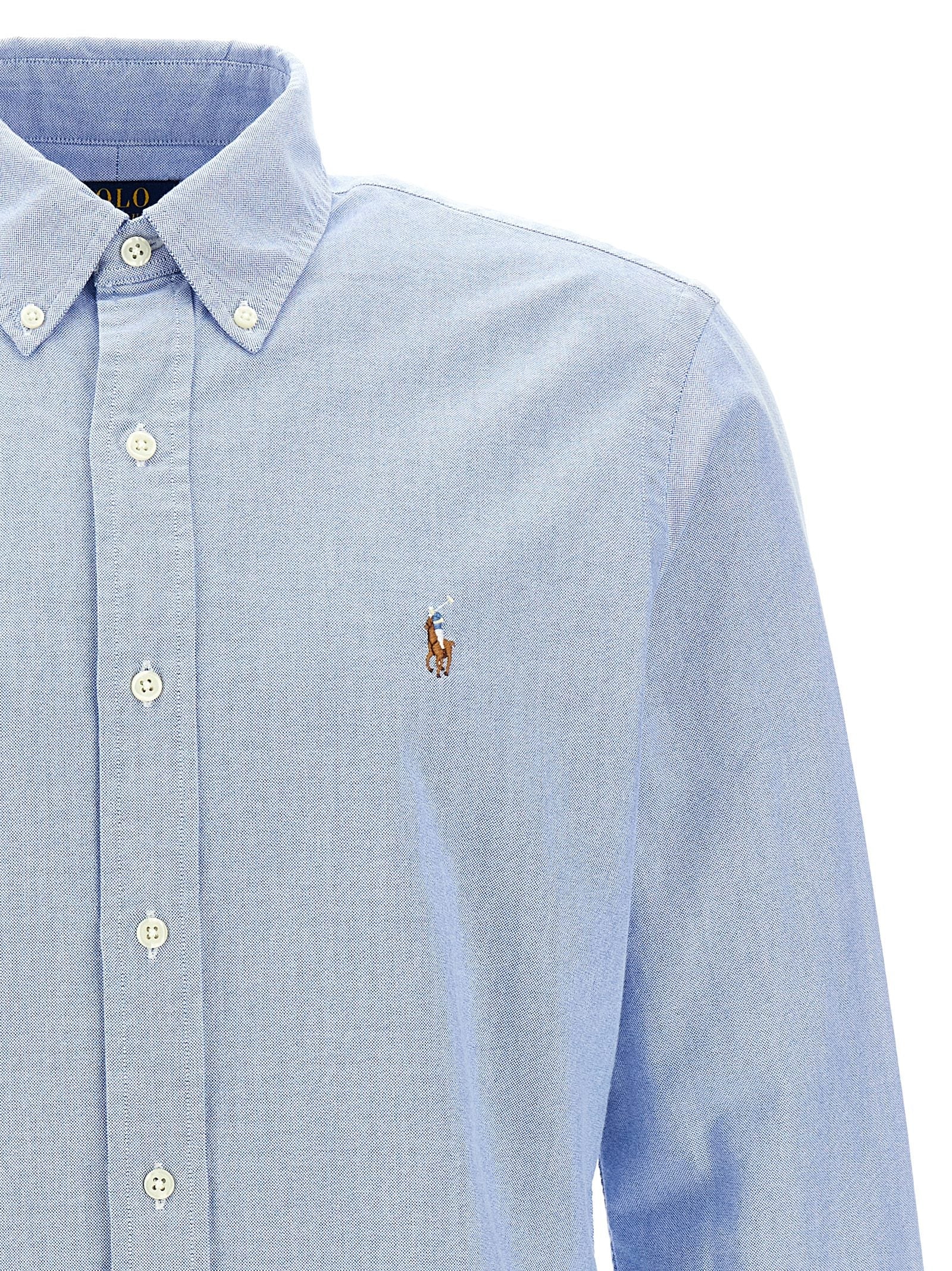 Polo Ralph Lauren Blue Cotton Blouse