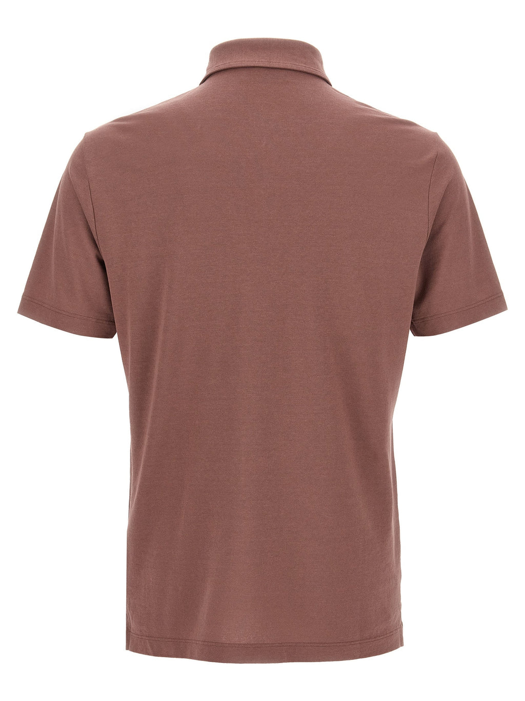 ZANONE Brown Cotton Polo Shirt