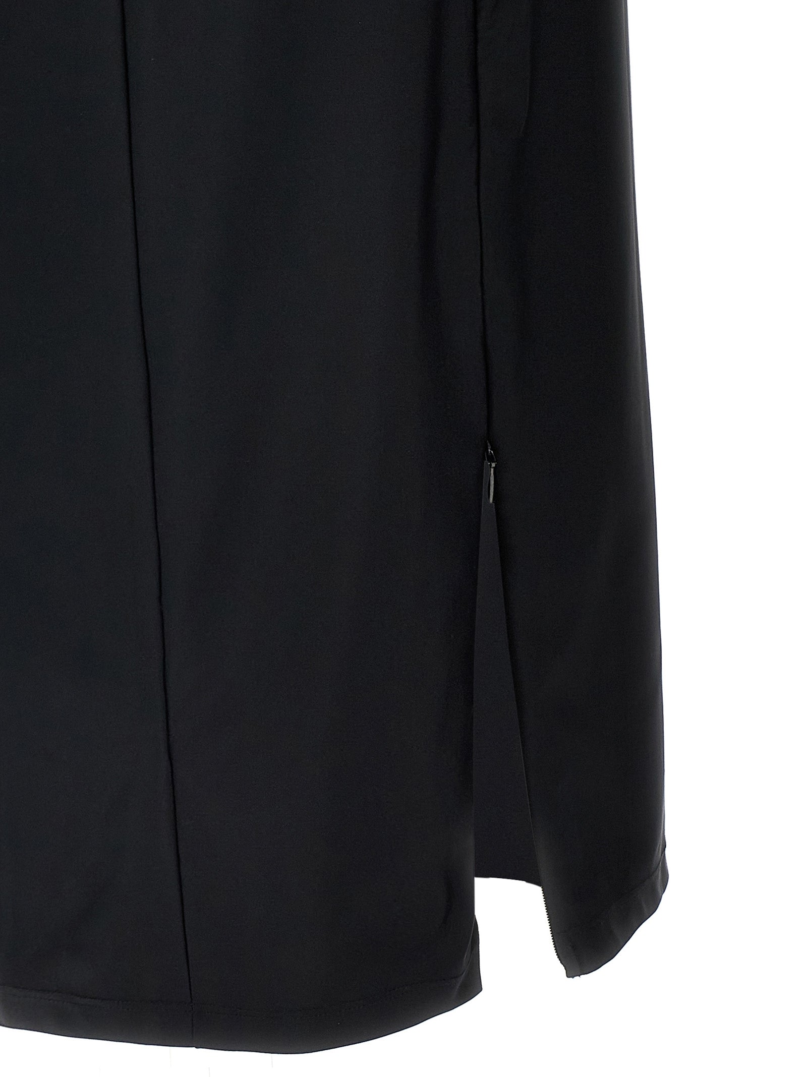 T BY ALEXANDER WANG Black Nylon Midi Dress
