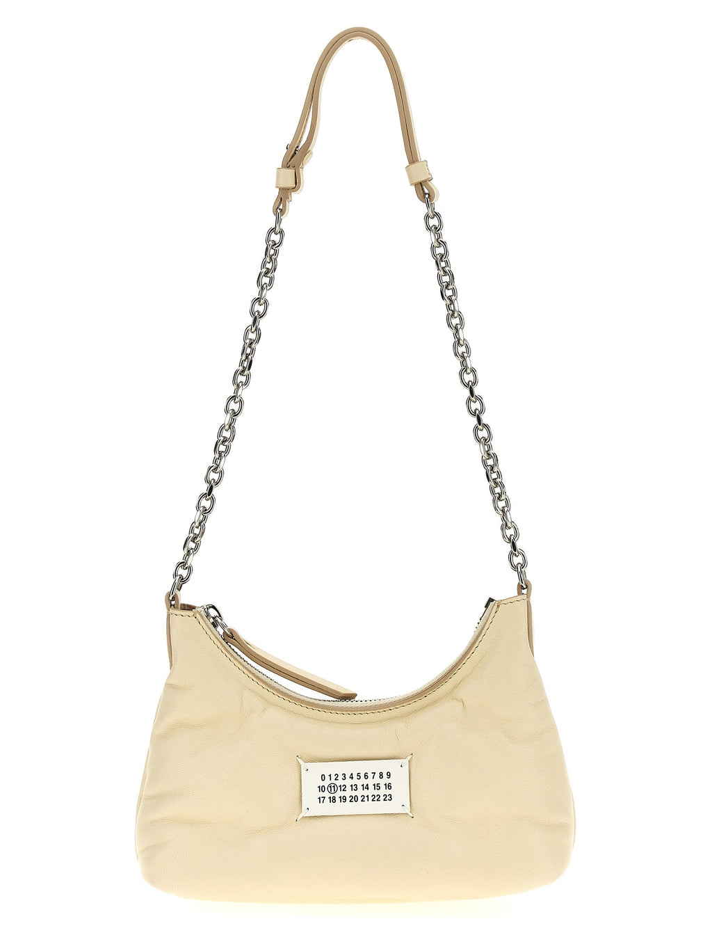Maison Margiela White Lamb Leather Shoulder Bag
