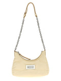 Maison Margiela White Lamb Leather Shoulder Bag