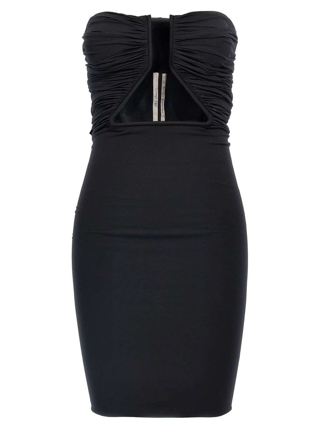 Rick Owens Black Nylon Short Dress