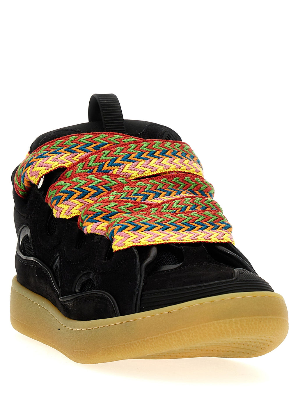 Lanvin Black Calfskin Chunky Sneakers