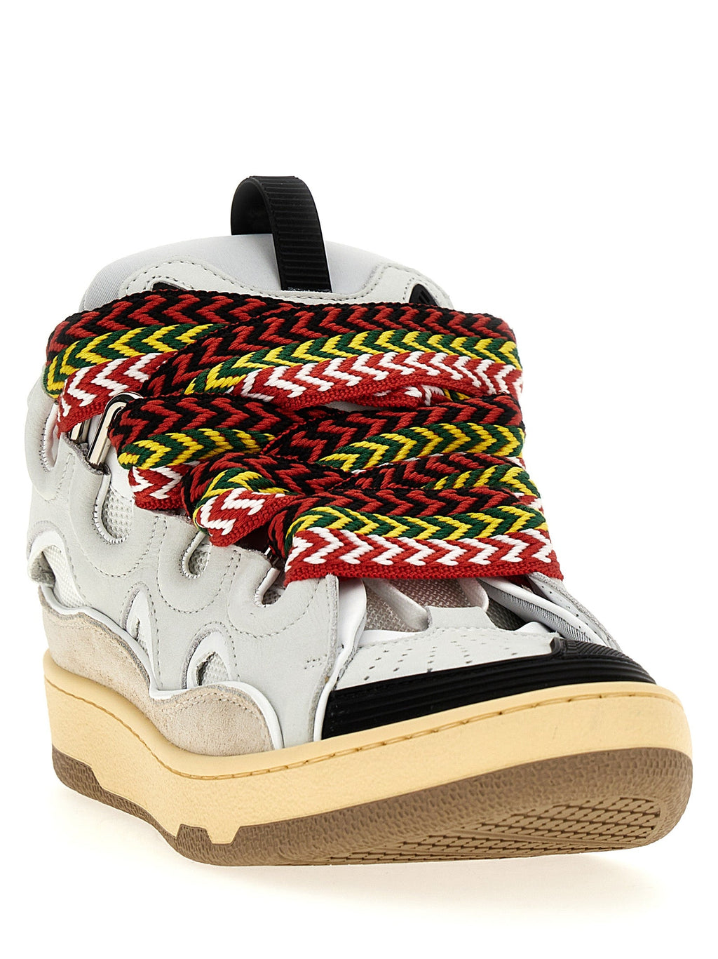 Lanvin Gray Calfskin Chunky Sneakers