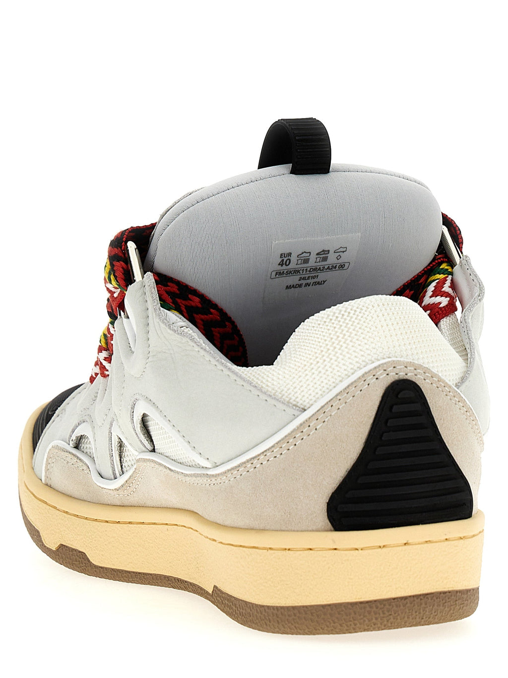 Lanvin Gray Calfskin Chunky Sneakers
