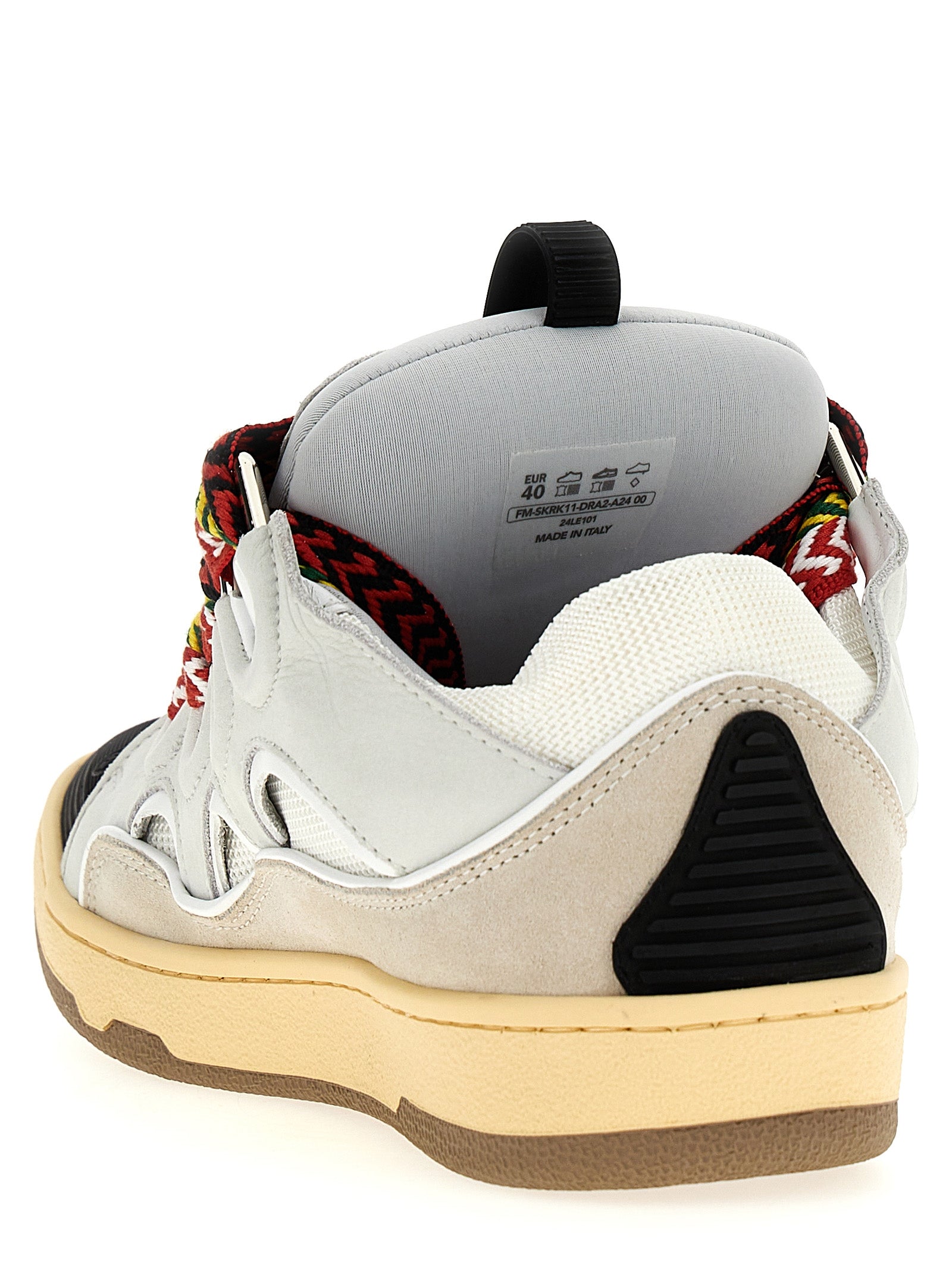 Lanvin Gray Calfskin Chunky Sneakers