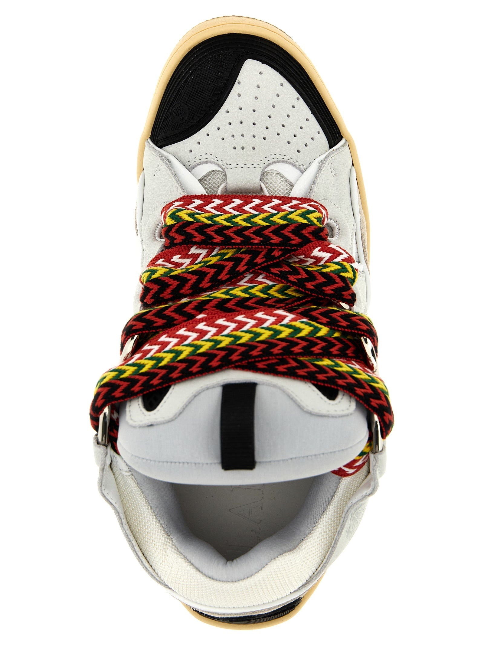 Lanvin Gray Calfskin Chunky Sneakers