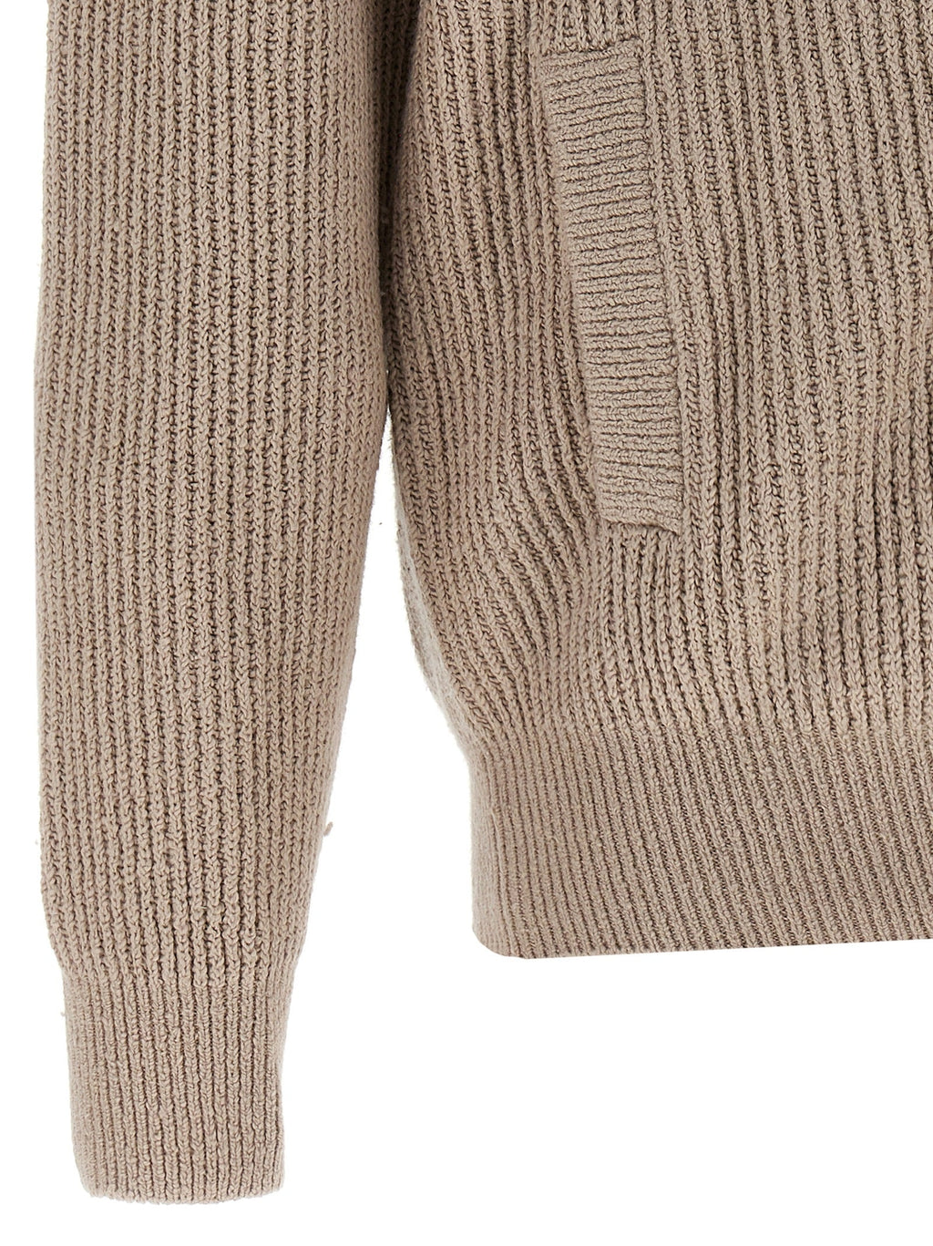 Brunello Cucinelli Beige Cotton Cardigan