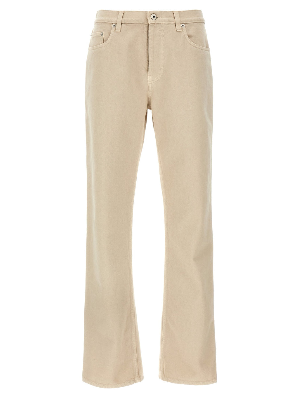 Burberry Beige Cotton Casual Pants