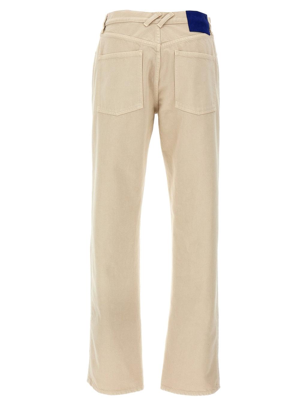 Burberry Beige Cotton Casual Pants