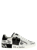Dolce & Gabbana Bicolor Calfskin Sneakers