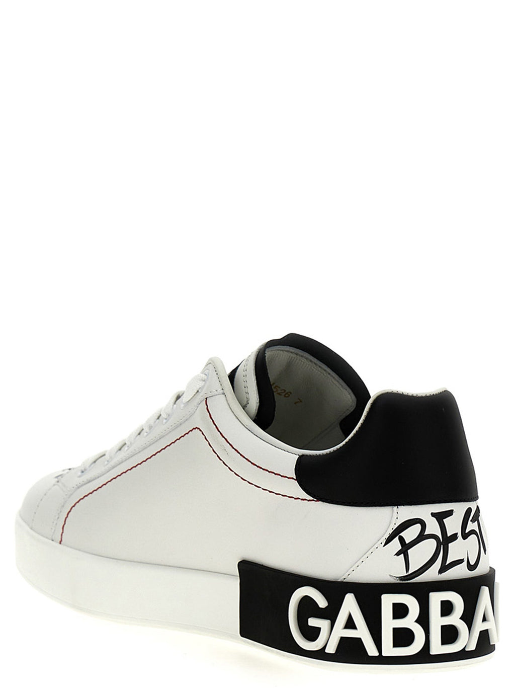 Dolce & Gabbana Bicolor Calfskin Sneakers