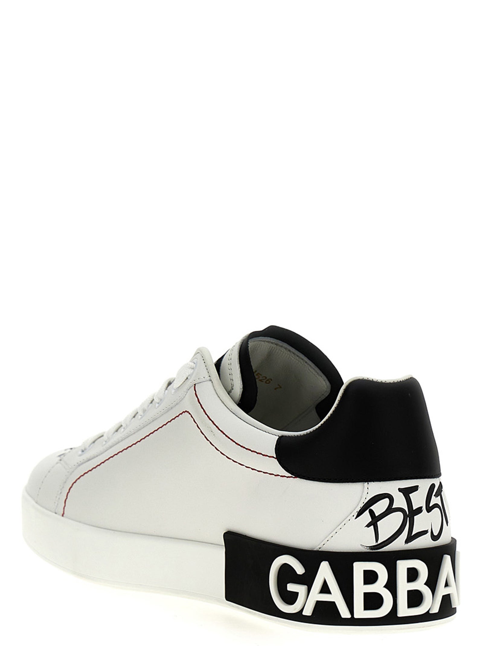Dolce & Gabbana Bicolor Calfskin Sneakers