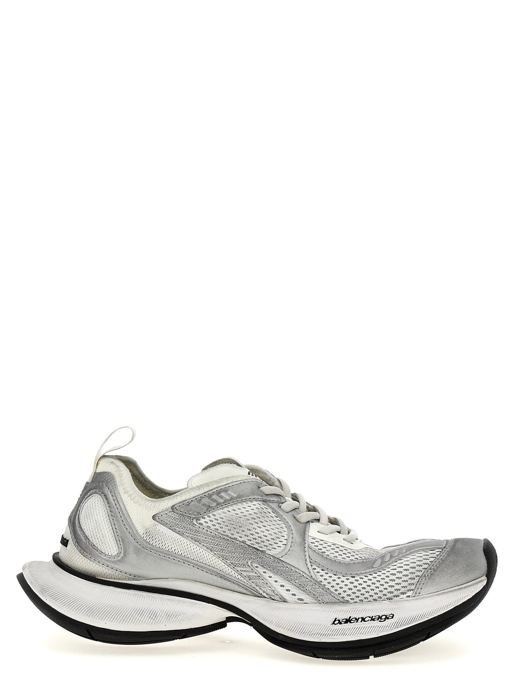 Balenciaga Gray Polyester Athletic Sneakers