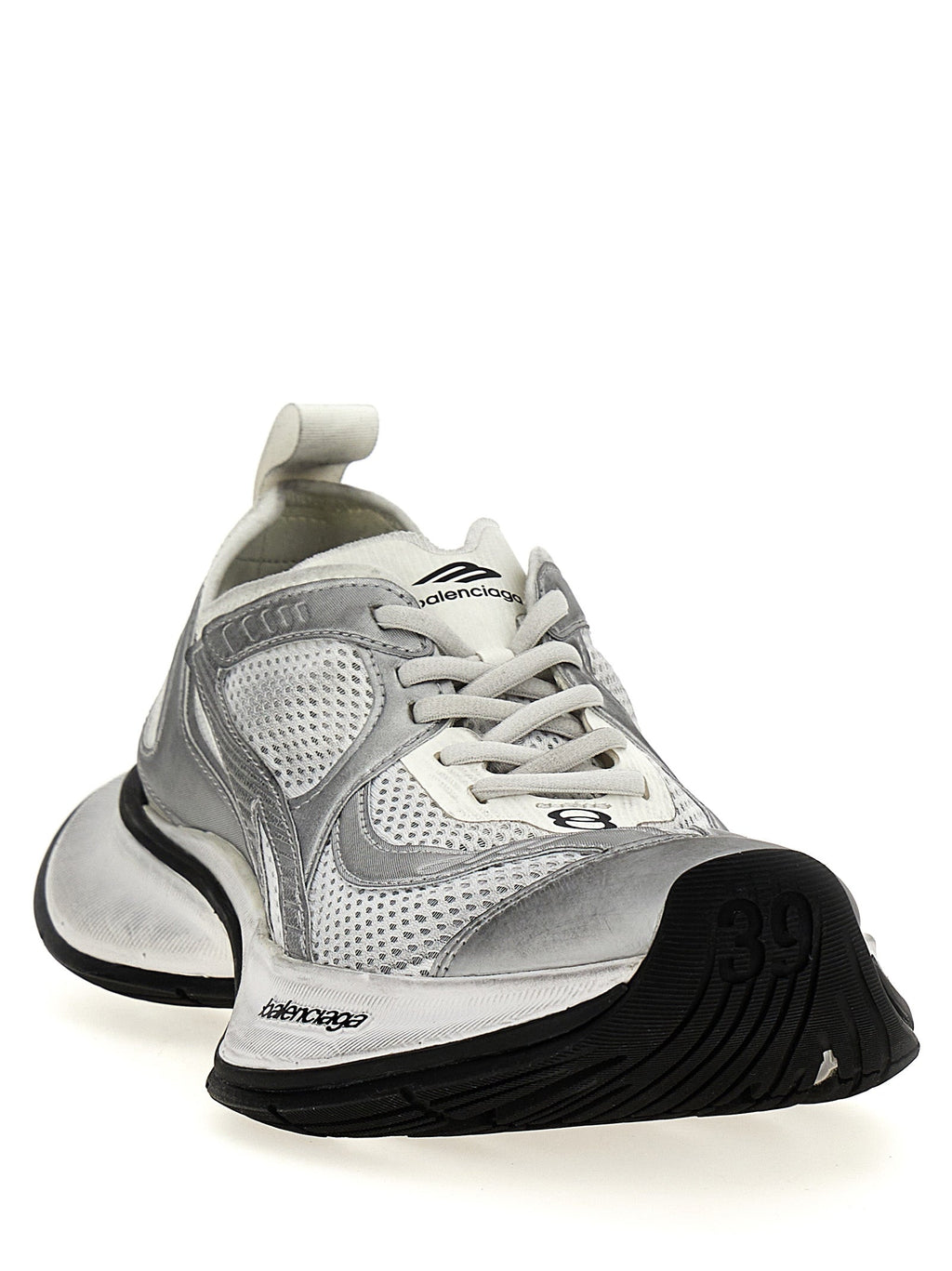 Balenciaga Gray Polyester Athletic Sneakers