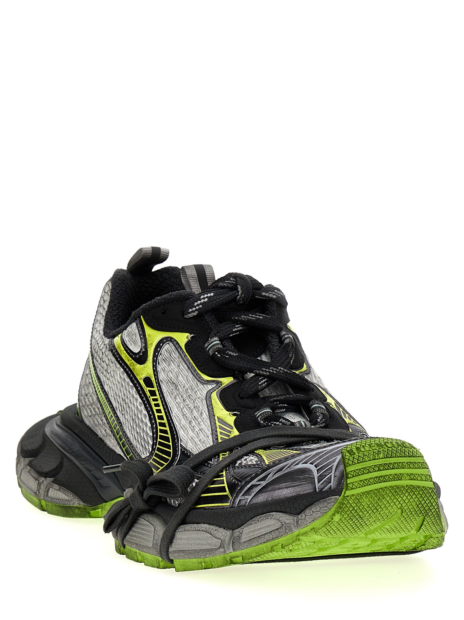 Balenciaga Gray Polyethylene Athletic Sneakers