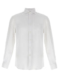 Brunello Cucinelli White Linen Blouse