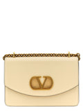 Valentino Garavani White Calfskin Shoulder Bag