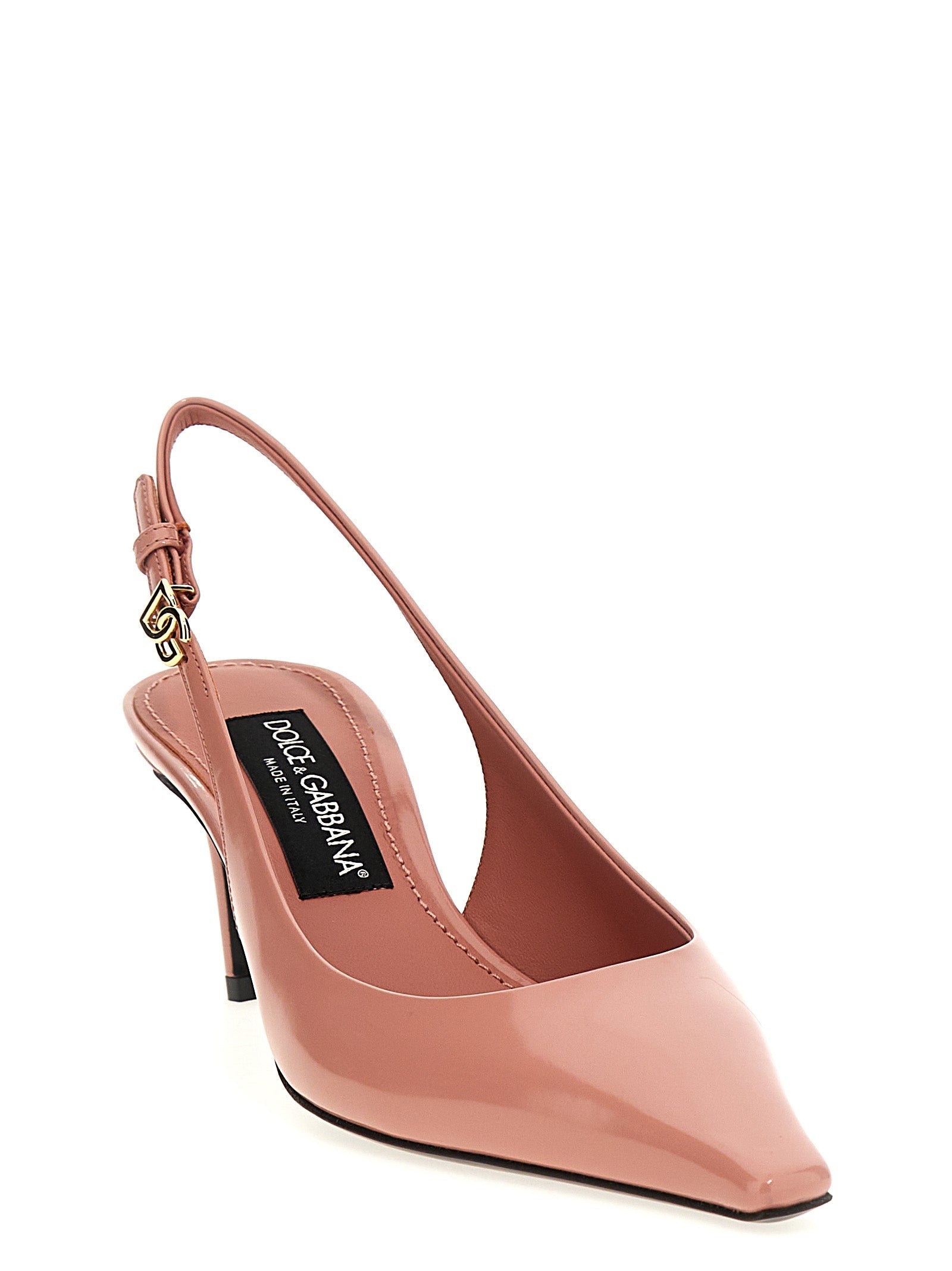 Dolce & Gabbana Multicolor Calfskin Mid Heel Pumps