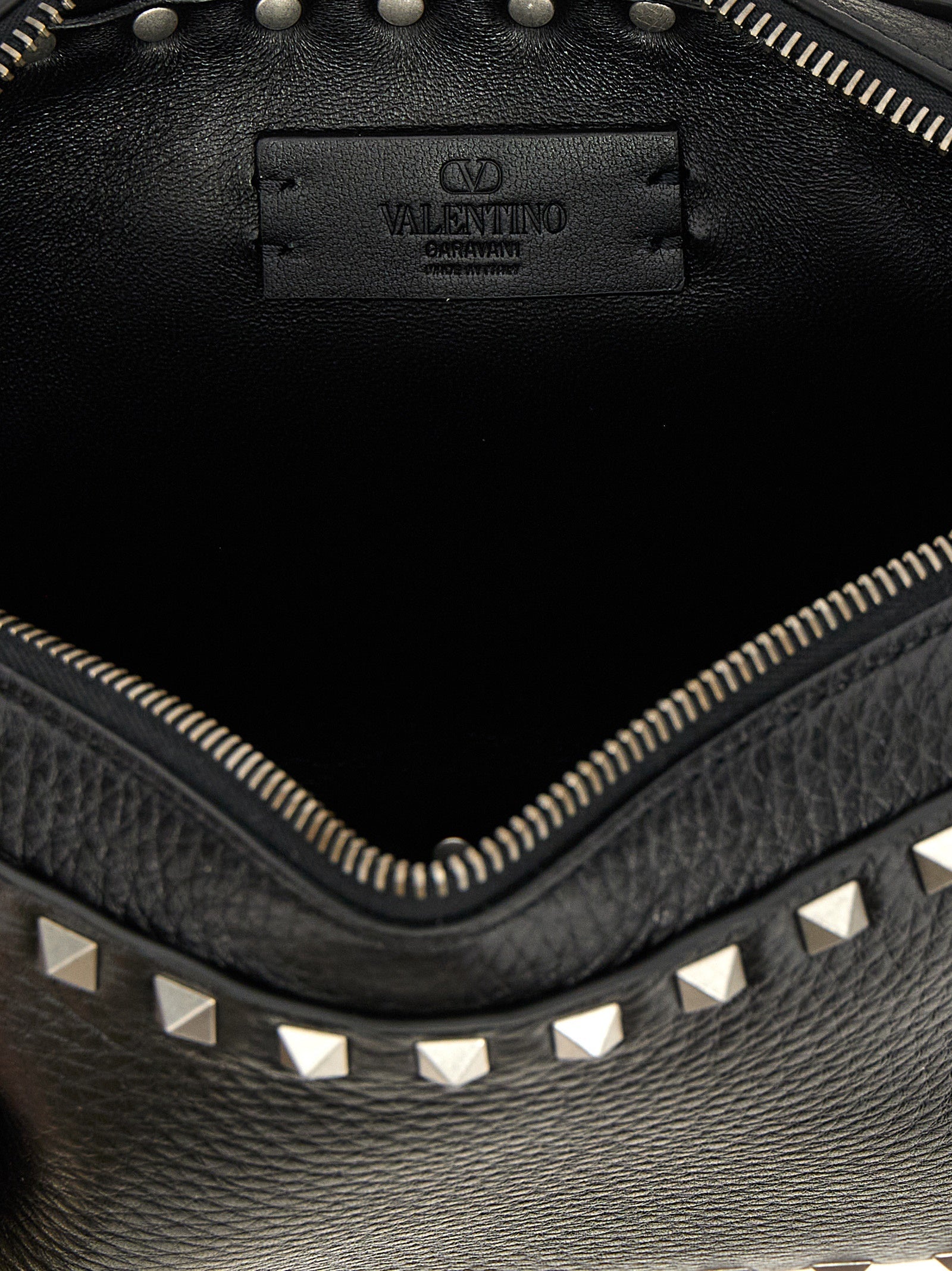 Valentino Garavani Black Calfskin Crossbody Bag