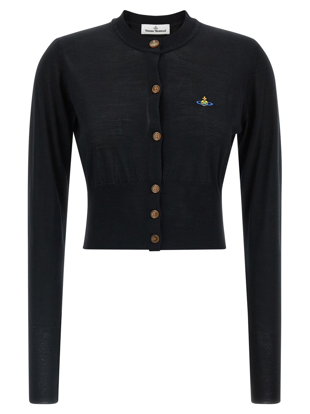 Vivienne Westwood Black Wool Cardigan