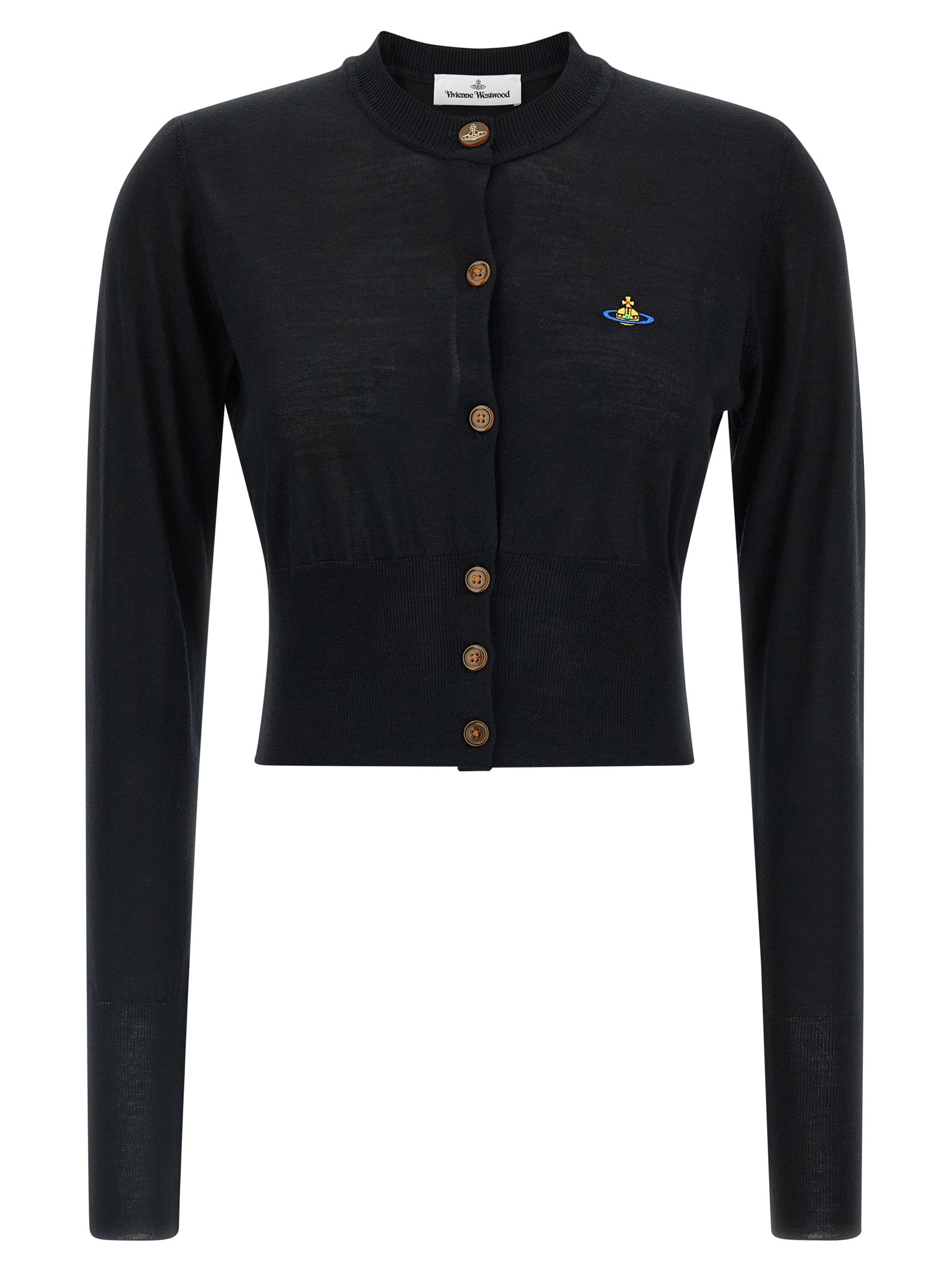Vivienne Westwood Black Wool Cardigan