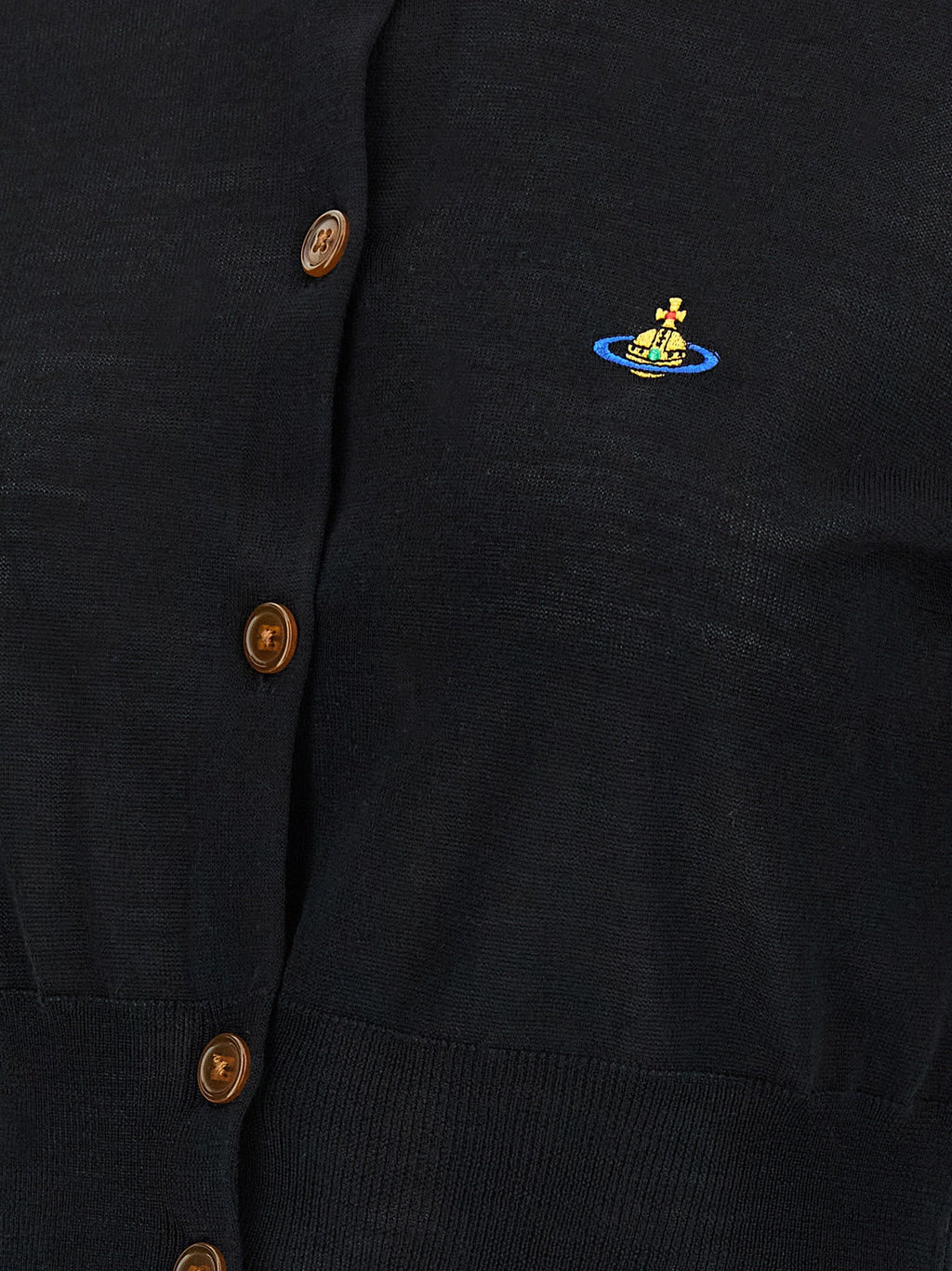 Vivienne Westwood Black Wool Cardigan
