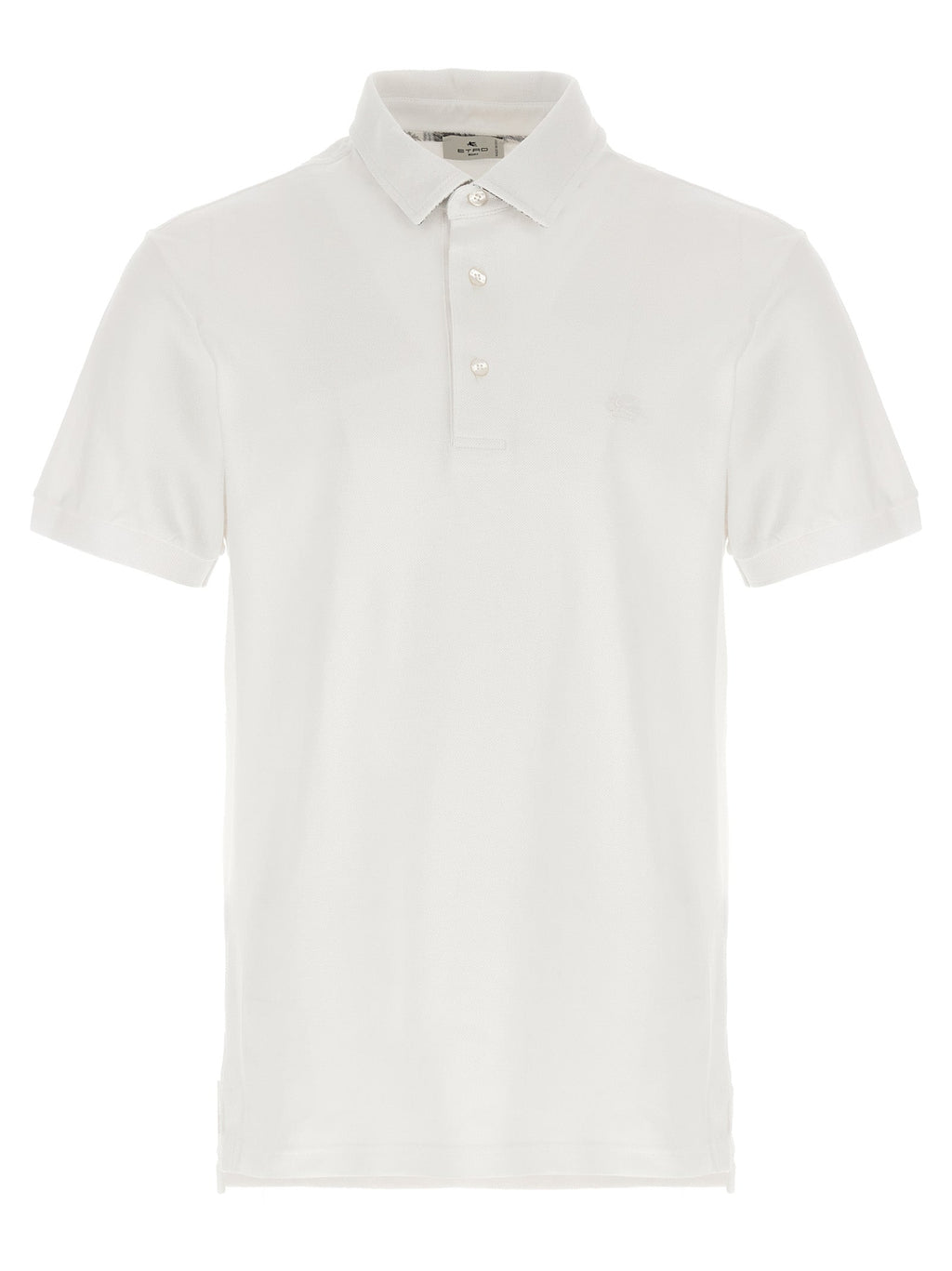 Etro White Cotton Polo Shirt