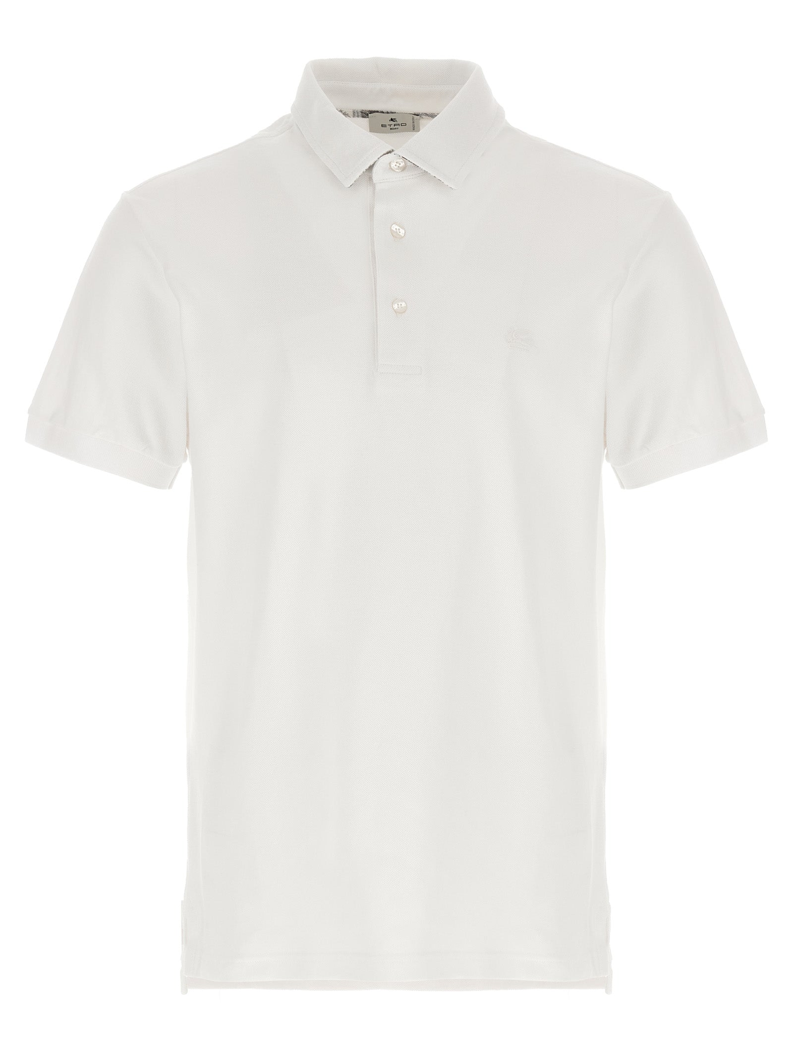 Etro White Cotton Polo Shirt